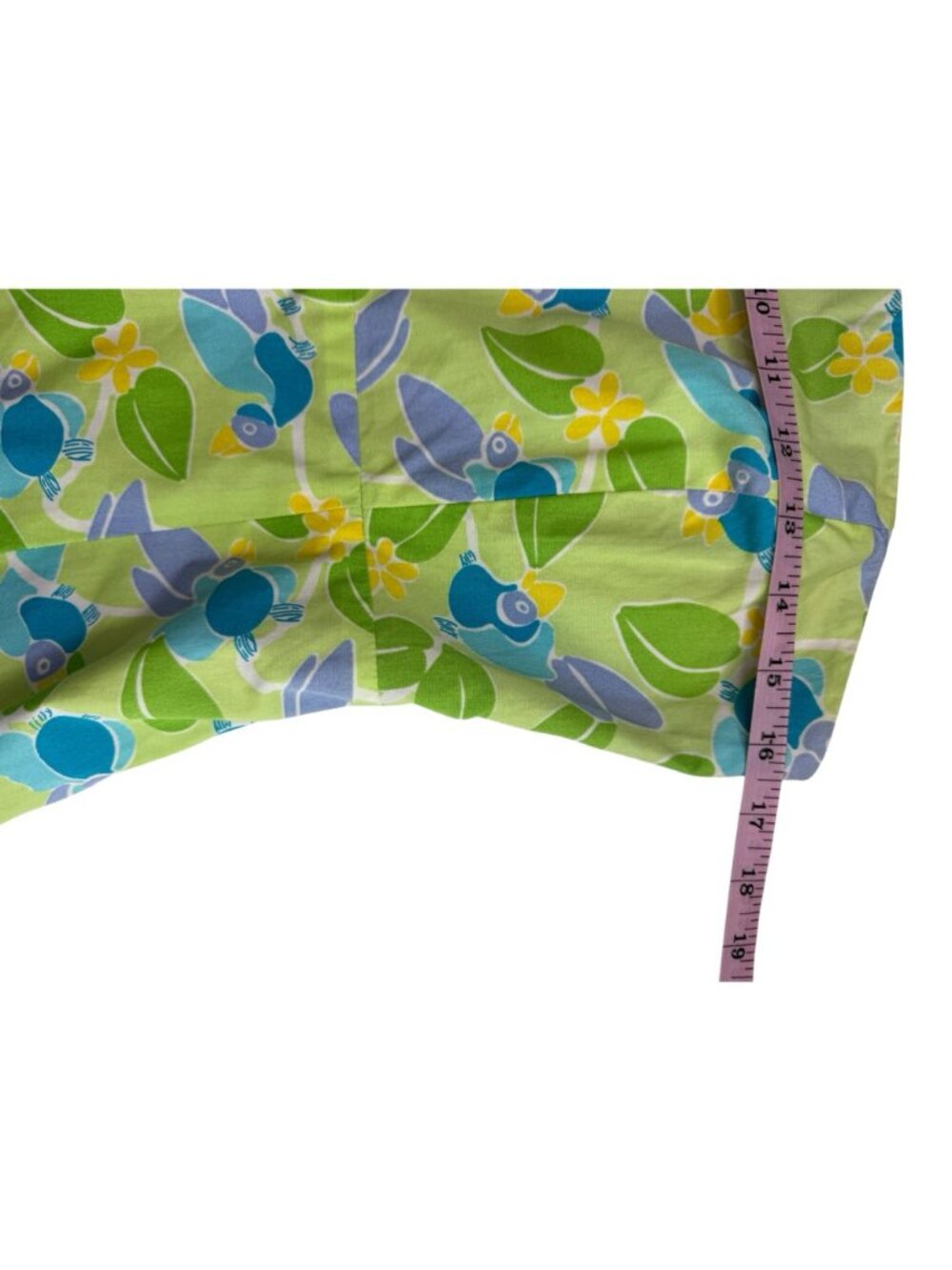 Lilly Pulitzer Vintage Green Toucan Bird Strapless Dress Size 10 L0968 - Picture 6 of 8
